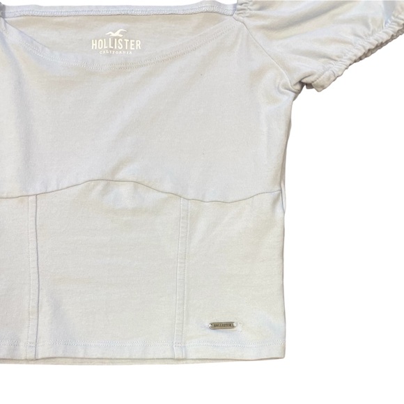 💖 5 for $25 💖 Hollister Puff-Sleeve Top Baby Blue XS - Picture 3 of 7